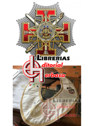 Collarín bordado para grado 33°