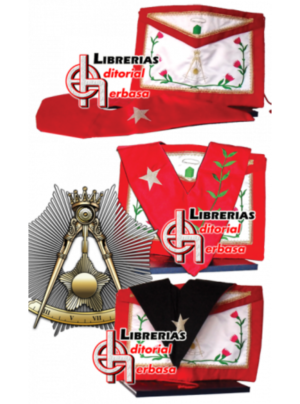 Collarín y mandil grado 14° Elegido Perfecto y Sublime